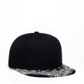 Unisex Black Snapback Baseball Cap установлена ​​для папы шляпы